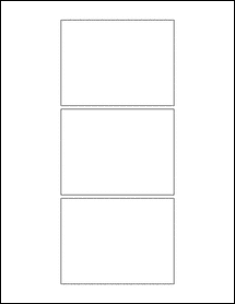 Sheet of 4.125" x 3.125"  labels