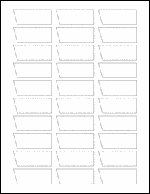 Sheet of 2.17" x 0.8534"  labels