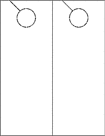 4.25 X 11 Door Hangers