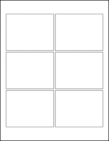 Sheet of 3.75" x 2.875"  labels