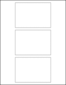Sheet of 4.625" x 3.25"  labels