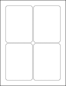 4 x 4 Square Blank Label Template - OL3539