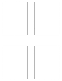 3.5" x 4.5" Blank Label Template - PDF - OL287