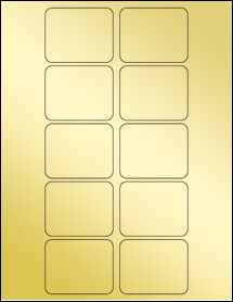 Gold Foil Laser - OL2873 - 2.5" x 2"