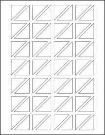 1.5" x 1.5" Blank Label Template - PDF - OL2911