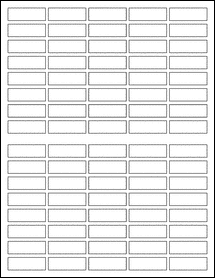 1.5" x 0.5" Blank Label Template - PDF - OL3062