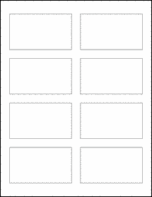 Sheet of 3.5" x 2"  labels