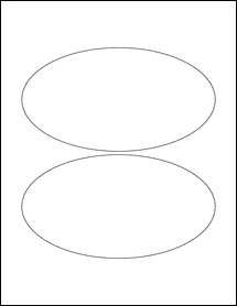 Sheet of 7" x 3.75"  labels