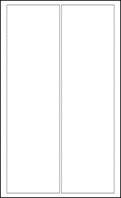 Sheet of 3.75" x 13.4"  labels