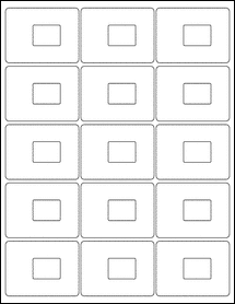 Sheet of 2.675" x 2"  labels