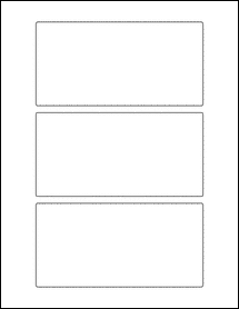 Sheet of 6" x 3"  labels