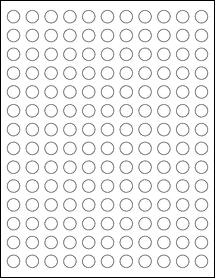 05" circle labels  1/2" round labels  ol32