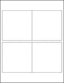 4 x 4 Square Blank Label Template - OL3539