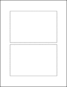 Sheet of 6" x 4"  labels