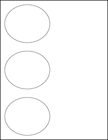 Sheet of 3.58" x 3" Weatherproof Gloss Inkjet labels