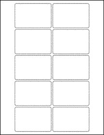 Sheet of 3" x 2"  labels