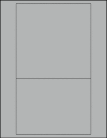 Sheet of 6" x 6" & 6" x 4.5" True Gray labels