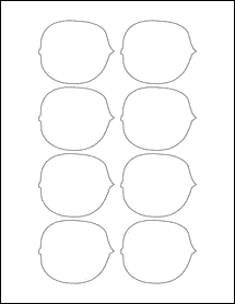 2.75" x 2.3" Blank Label Template - PDF - OL3788