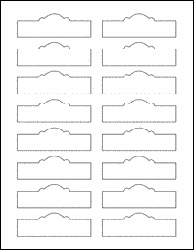 Sheet of 3.25" x 1.0096"  labels