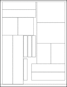 Sheet of 0" x 0"  labels