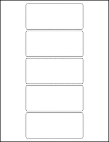 Sheet of 4.5" x 2"  labels