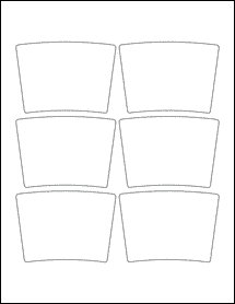 Sheet of 3.641" x 2.593"  labels