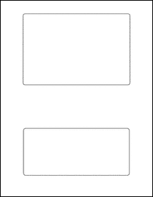 Sheet of 6" x 4"  labels