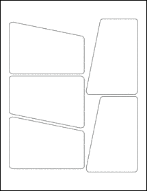 3" x 4.375" Blank Label Template - PDF - OL4614