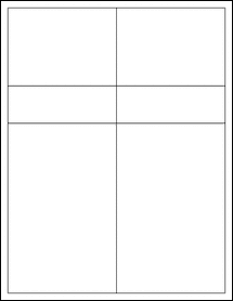 Sheet of 4" x 2.875"  labels