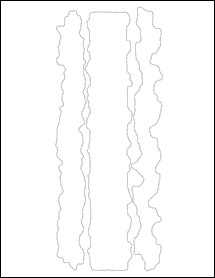 Sheet of 0" x 0" Blockout labels