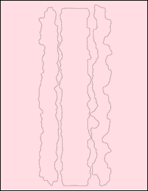 Sheet of 0" x 0" Pastel Pink labels