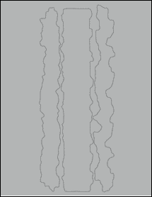 Sheet of 0" x 0" True Gray labels