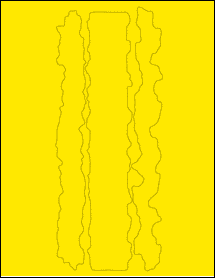 Sheet of 0" x 0" True Yellow labels