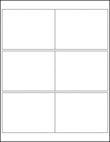 Sheet of 4.125" x 3.125"  labels