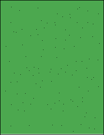 Sheet of Various Sizes True Green labels