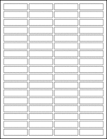 1 9 quot x 0 5 quot Blank Label Template OL5110 1 9 quot x 0 5 quot Blank Label Template OL5110