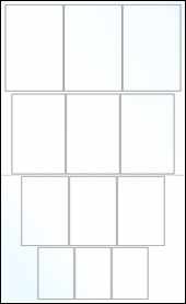 Sheet of 2.6722" x 4" Clear Gloss Inkjet labels