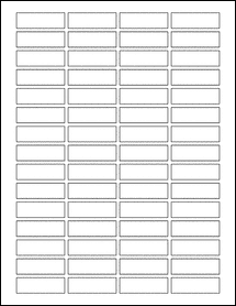 1.75" x 0.56" Blank Label Template - OL5274