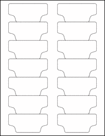 3.1883" x 1.5" Blank Label Template - PDF - OL5340