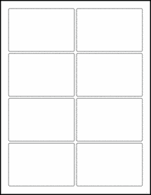 Sheet of 3.75" x 2.438"  labels