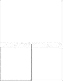 Sheet of 8.5" x 6" Custom Blockout for Laser labels