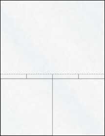 Sheet of 8.5" x 6" Custom Clear Matte Inkjet labels