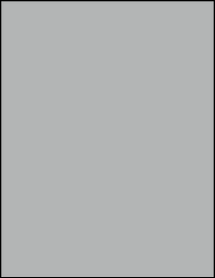 Sheet of 8.5" x 11" True Gray labels