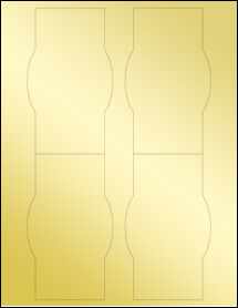 Gold Foil Laser - OL6024 - 3.0882" x 5.25"