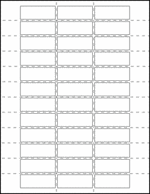 Sheet of 2" x 0.75" Weatherproof Polyester Laser labels