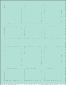 Sheet of 7.5259" x 4.4838" Pastel Green labels