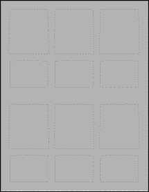 Sheet of 7.5259" x 4.4838" True Gray labels