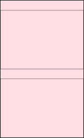 Sheet of 8.5" x 6" Pastel Pink labels