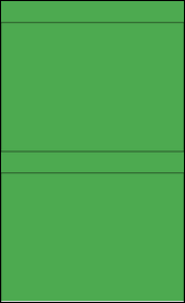 Sheet of 8.5" x 6" True Green labels