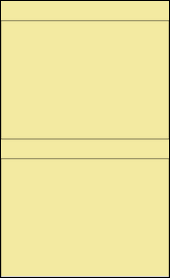 Sheet of 8.5" x 6" Pastel Yellow labels